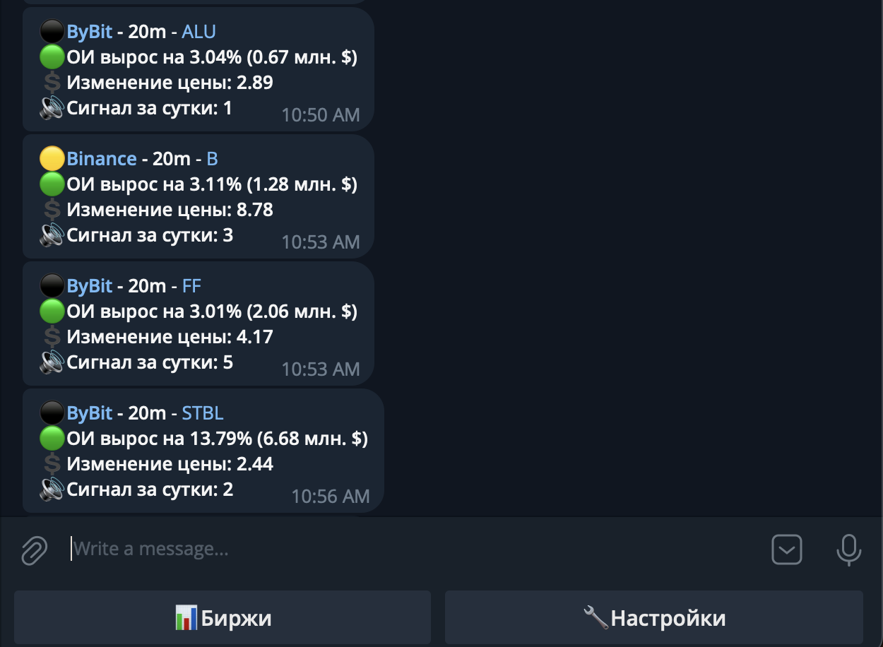 Pump Dump скринеры